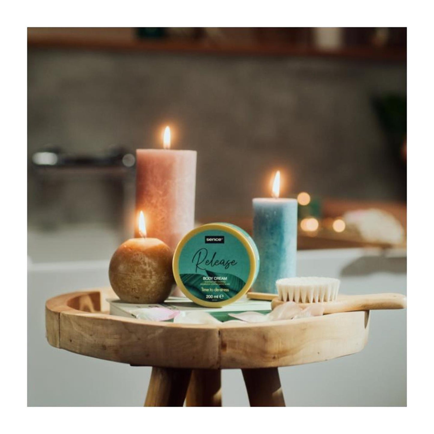 Senso di benessere rilascio crema corpo