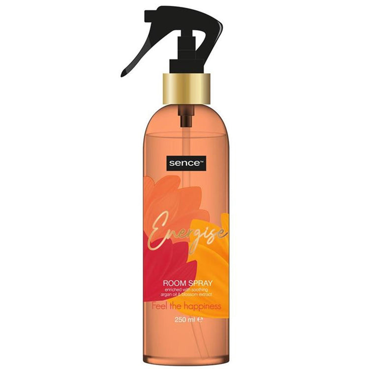Sensación de bienestar energiza el spray para el hogar.