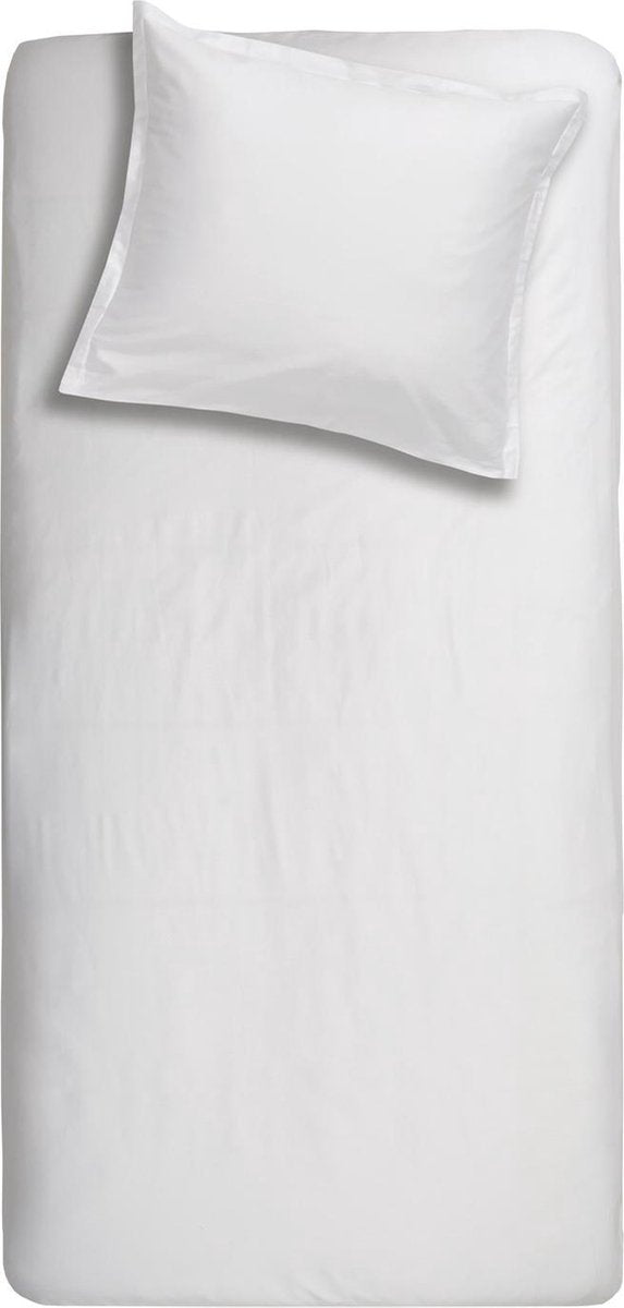 Funda nórdica Cinderella Sundays - 1 persona - satén - 140 x 200 220 cm - blanco + 1 funda de almohada 60x70