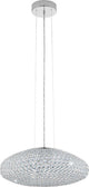 Eglo clemente - hanglamp - 3 lichts - ø540mm. - chroom - helder