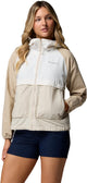 Columbia spire valley™ windbreaker dames outdoorjas - dark stone, sea salt, ancient fossil