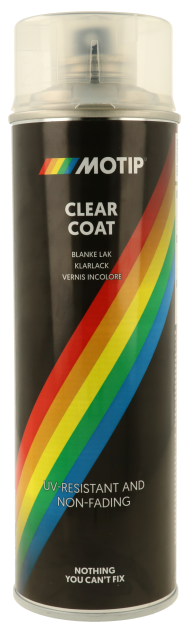 Mat de laca en aerosol Motip en blanco (500 ml)