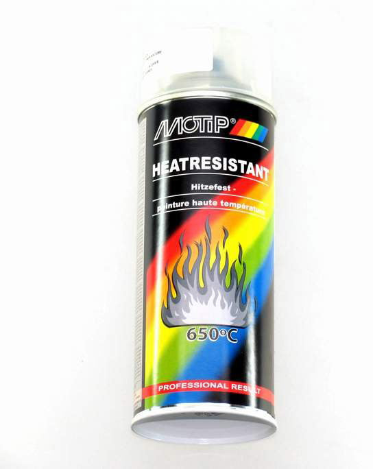Resistente al calore bianco lacca spray (400 ml)
