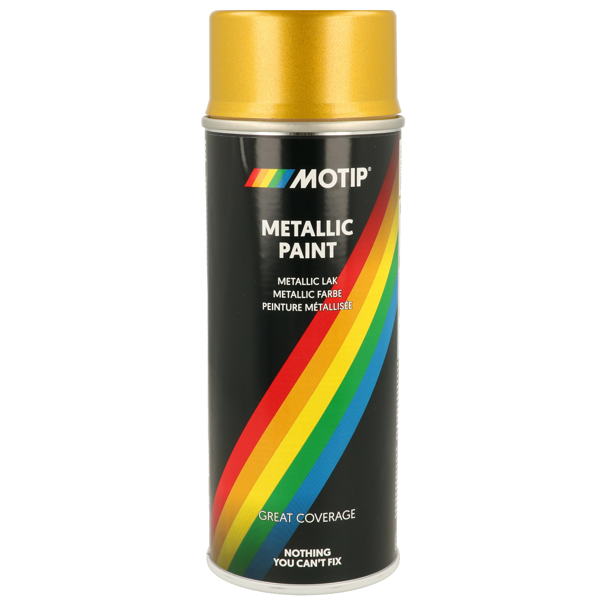 Motip spuitbus 400ml metallic-goud