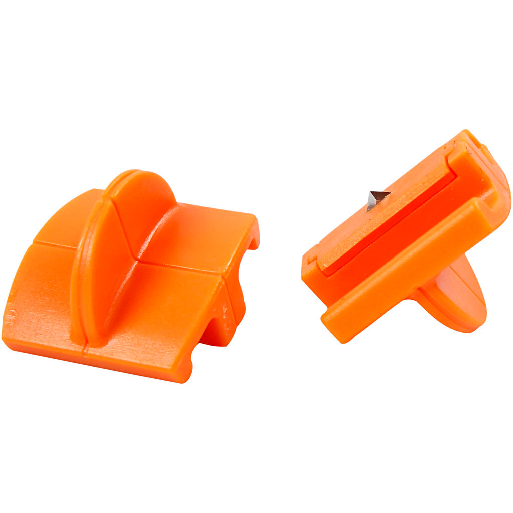 Fiskars triple track knives, 2 piece 1 box