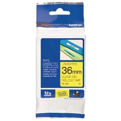 Nastro per etichette brother tze661 nero giallo opaco