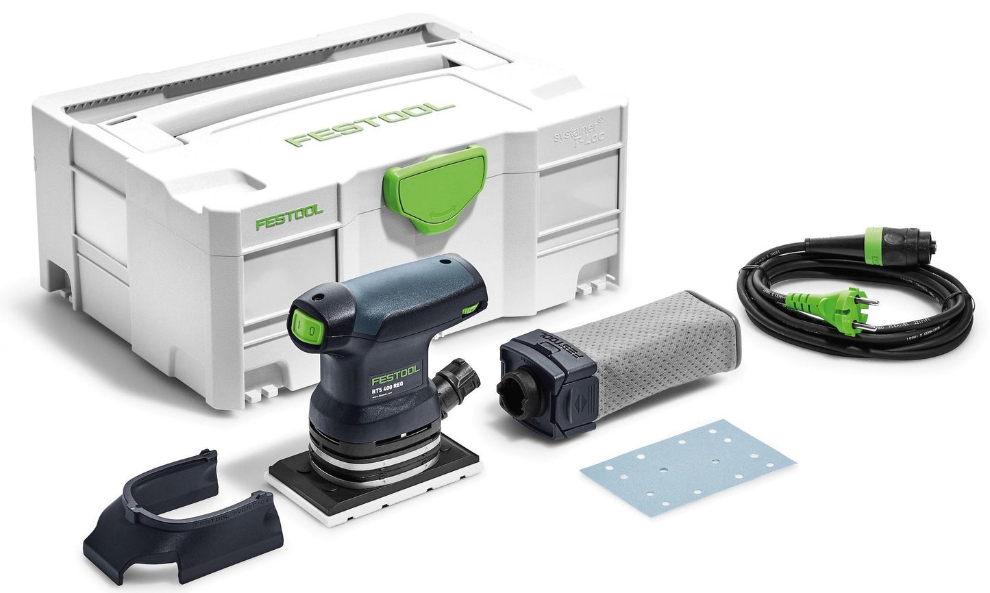 Festool rts 400 req-plus vlakschuurmachine in systainer | 80x130 - 576057