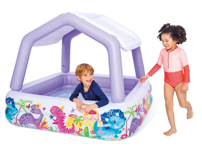 Piscina inflable Intex con techo corredizo