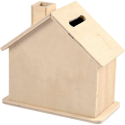 Casa di maiali in legno