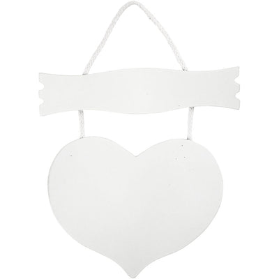 Corazón de empresa Creativ con plato, medidas 28x19 cm, grosor 5 mm, 1 unidad