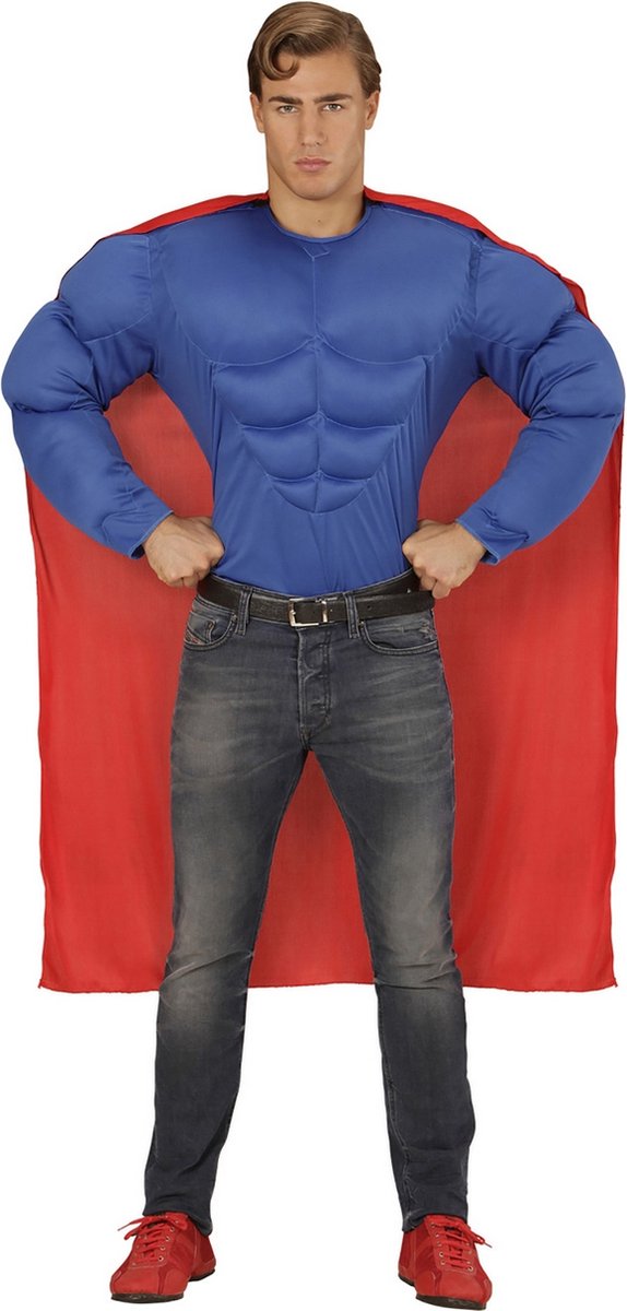 Disfraz de superman Finidi | disfraz de superhéroe americano héroe superpoder | grande | traje de carnaval | vestido elegante