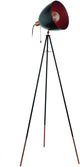Eglo chester vloerlamp - e27 - 149,5 cm - zwart koper