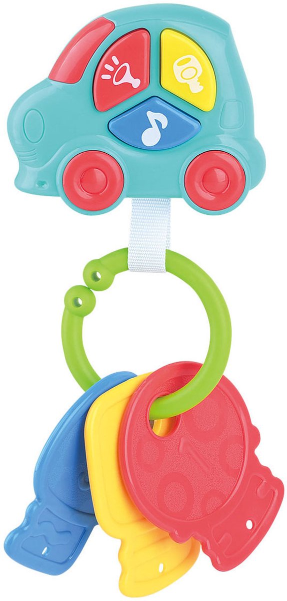 Gioca a baby auto tasti blu, 4dlg.