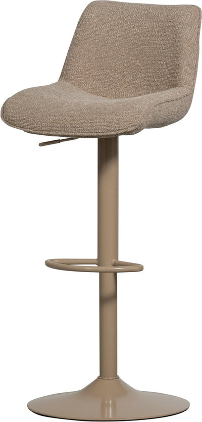 Sedia da bar in martora regolabile in altezza - sabbia - 110x45x50