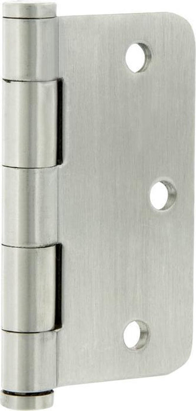 Bisagra Starx modelo cuadrada, con pasador suelto, esquinas redondeadas, acero inoxidable 76 x 76 mm (3 piezas)