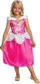 Disguise disney prinses - sleeping beauty, aurora jurk classic, maat s (5 - 6 jaar), meisjes