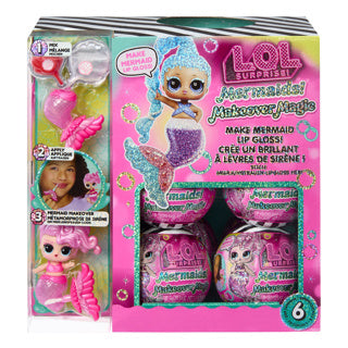 Lol sorpresa sirene makeover bambini magici | 12 pezzi