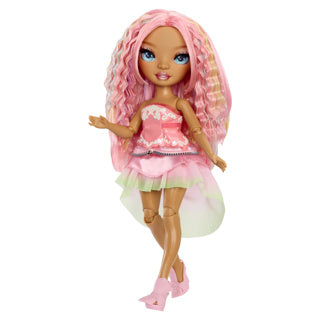 Rainbow high be deslumbrantes muñecas de moda adeline rose (rosa)