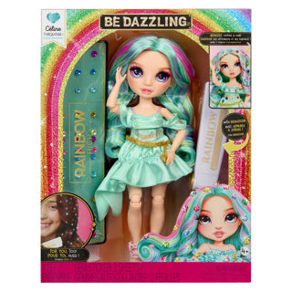 Rainbow high be deslumbrante muñecas de moda celine turquesa (verde azulado)