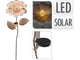 Pro garden solar garden pick flower on stem LED