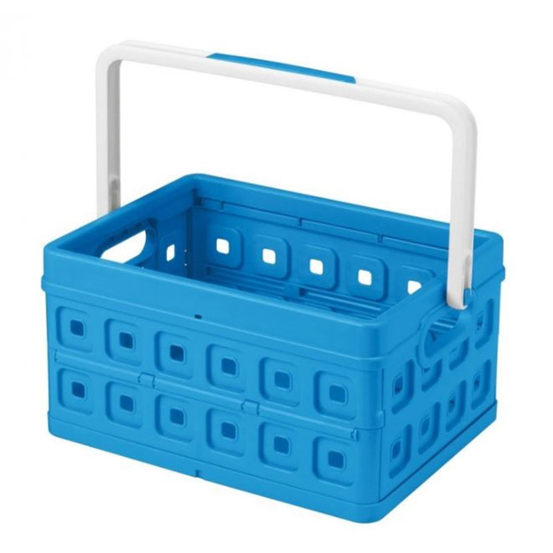Caja plegable Sunware 24 l azul blanco