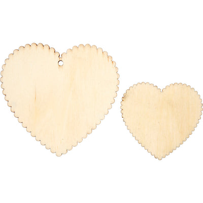 Corazones de empresa Creativ, tamaño 5,1x5,1 cm, 12 piezas, 1 caja