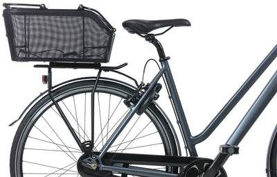 Basil Cento Tech Fiber Nordlicht MIK - fietsmand - achterop - solid zwart