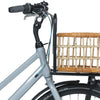 Basil Green Life - cestino per biciclette Rattan - Medium - Terra Naturale Brown