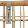 Basil Green Life - rotan fietsmand - large - voorop- natural bruin