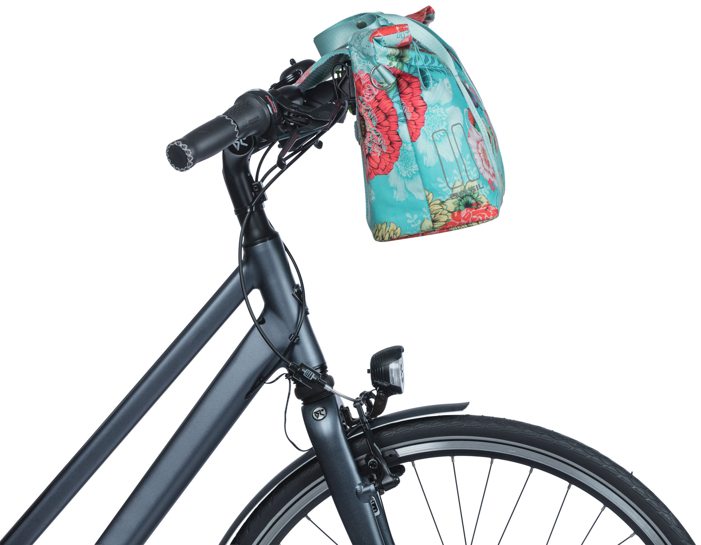 Basil Bloom Field Bicycle Handbag Mik-Kf-Hook, azul, 8-11L