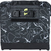 Basil Grand Flower fietsshopper - zwarte waterafstotende tas met laptopvak - 23L