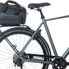 BASIL Miles XL Bagagedragertas Waterdichte zwarte tas voor elektrische fiets 36L MIK-systeem