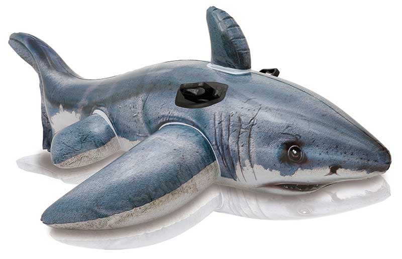 Tiburón blanco inflable Intex