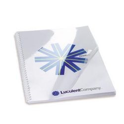 Endpapers Ibico GBC PVC A3 0.30mm transparent for binding