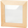 Creativ company Marco 3D con cristal, dia: 2,5 cm, tamaño 12,3x12,3 cm, 1 pieza
