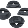 Anelli di gomma Basil Buddy - Set di 4 - Black