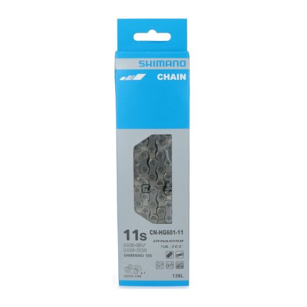 Shimano ketting 11 speed hg601 105 race mtb e-bike met quick link - 138 schakels
