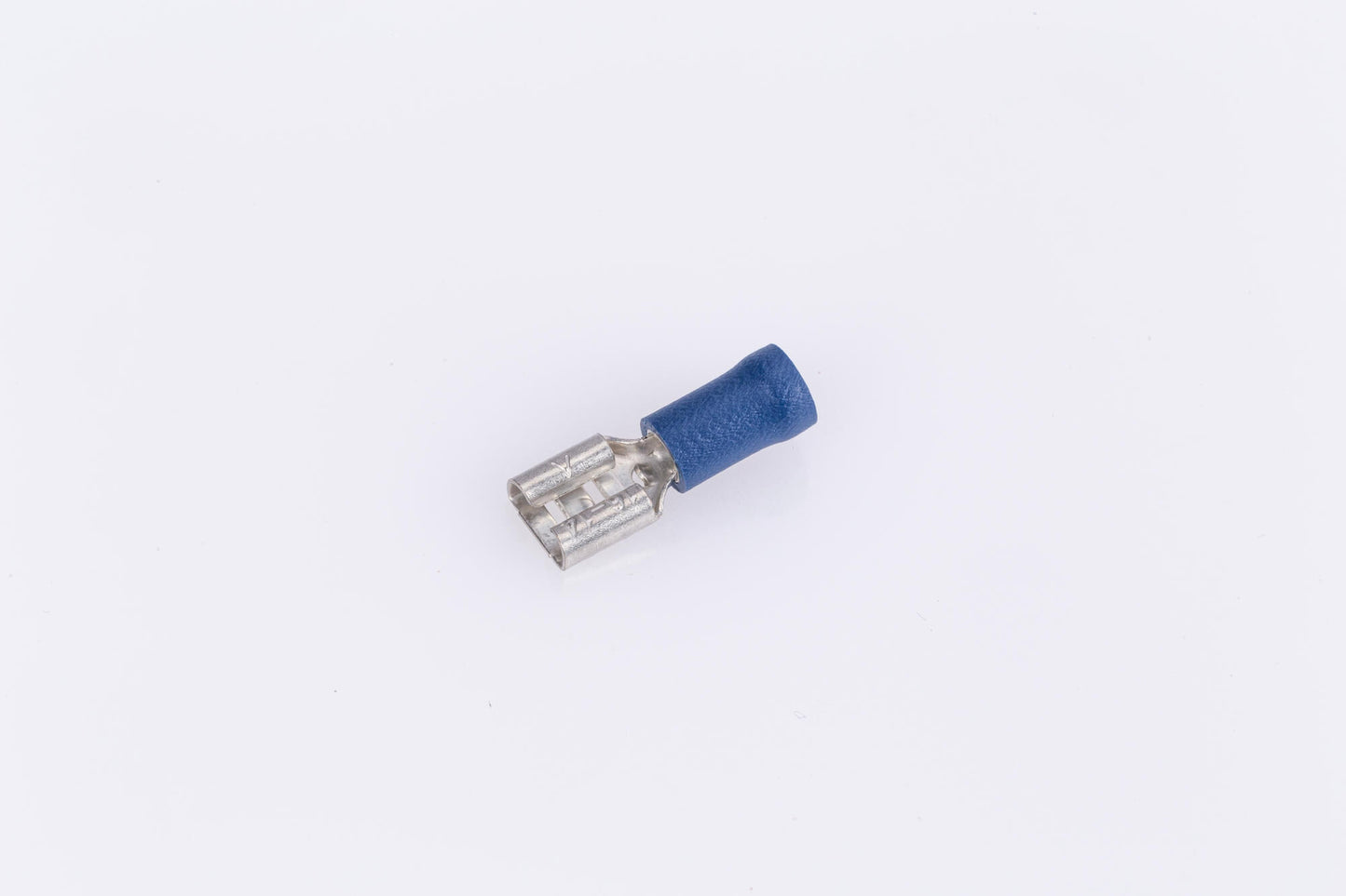 Spahn platte stekkerhuls flat plug-in sleeve insulated blue 100pcs.