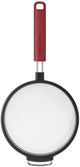 Colador Kitchenaid con mango, colador de bolas, 17 cm, plástico acero inoxidable, rojo -