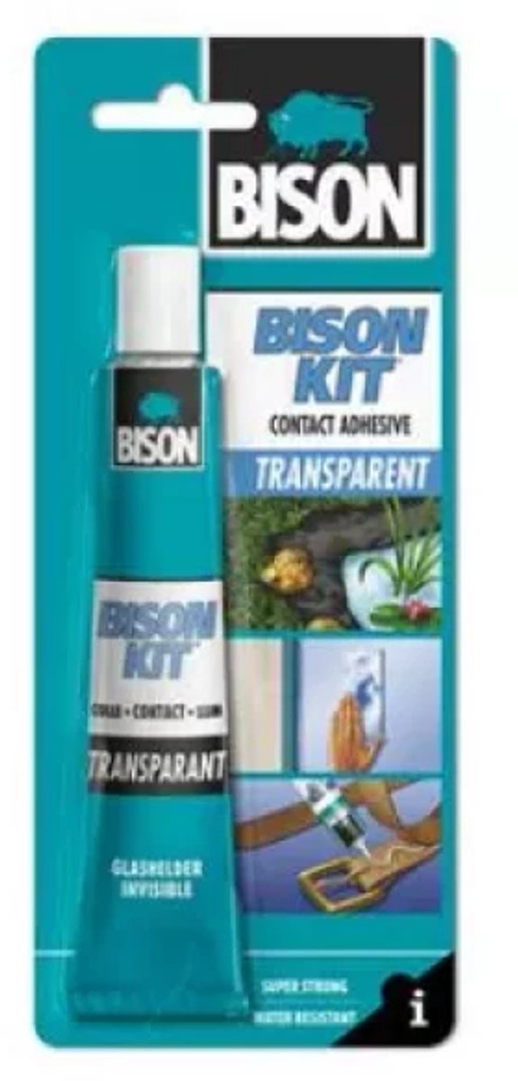Kit colla Bison trasparente (50ml) 1302055