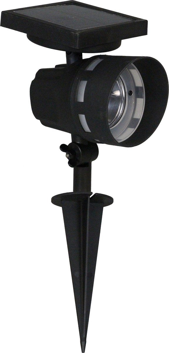 Luxform - montana - ibrido solare intelligente - spot a punta - nero - 50 lumen - alimentato da energia solare