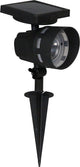 Luxform - montana - solar intelligent hybride - prikspot - zwart - 50 lumen - werkend op zonne energie