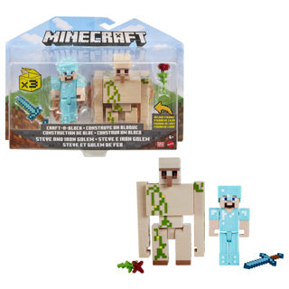 Mattel minecraft figuren 2 pack 8 cm assorti