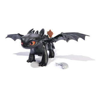 Cómo entrenar a su dragón interactivo Toothless (incluido sonidos de luces de luz)