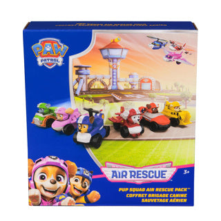 PAW PATROL PAPERA Air Rescate Pup Squad Racers 6-paquete