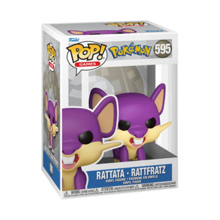 Juegos funko pop: pokémon rattata - pop #595