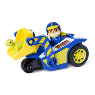 Patrulla canina - búsqueda de rescate - escombros - vehículo de reciclaje de rescate con función de retroceso de 2 figuras - vehículos de juguete