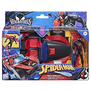 Marvel spiderman venom vs miles remix blast racer
