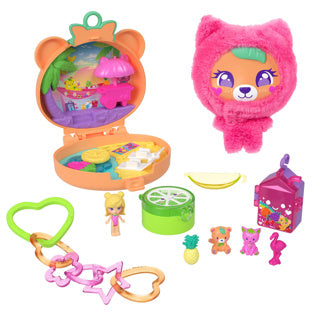 Polly pocket teddy bear compact play set