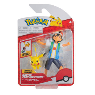 Pokémon Battle Figure star star Ash Pikachu 12 cm